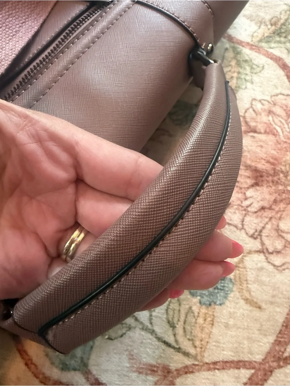EaseGave Laptop Tote Briefcase Work Bag Blush Pink Excellent Condition